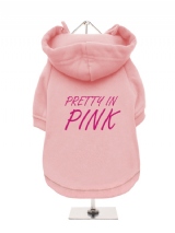PRETTY IN | PINK - Fleece-Lined Dog Hoodie / Sweatshirt