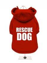 ++++ | RESCUE | DOG - Fleece-Lined Dog Hoodie / Sweatshirt