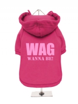 WAG | WANNA BE! - Fleece-Lined Dog Hoodie / Sweatshirt