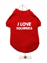 I LOVE | SQUIRRELS - Dog T-Shirt